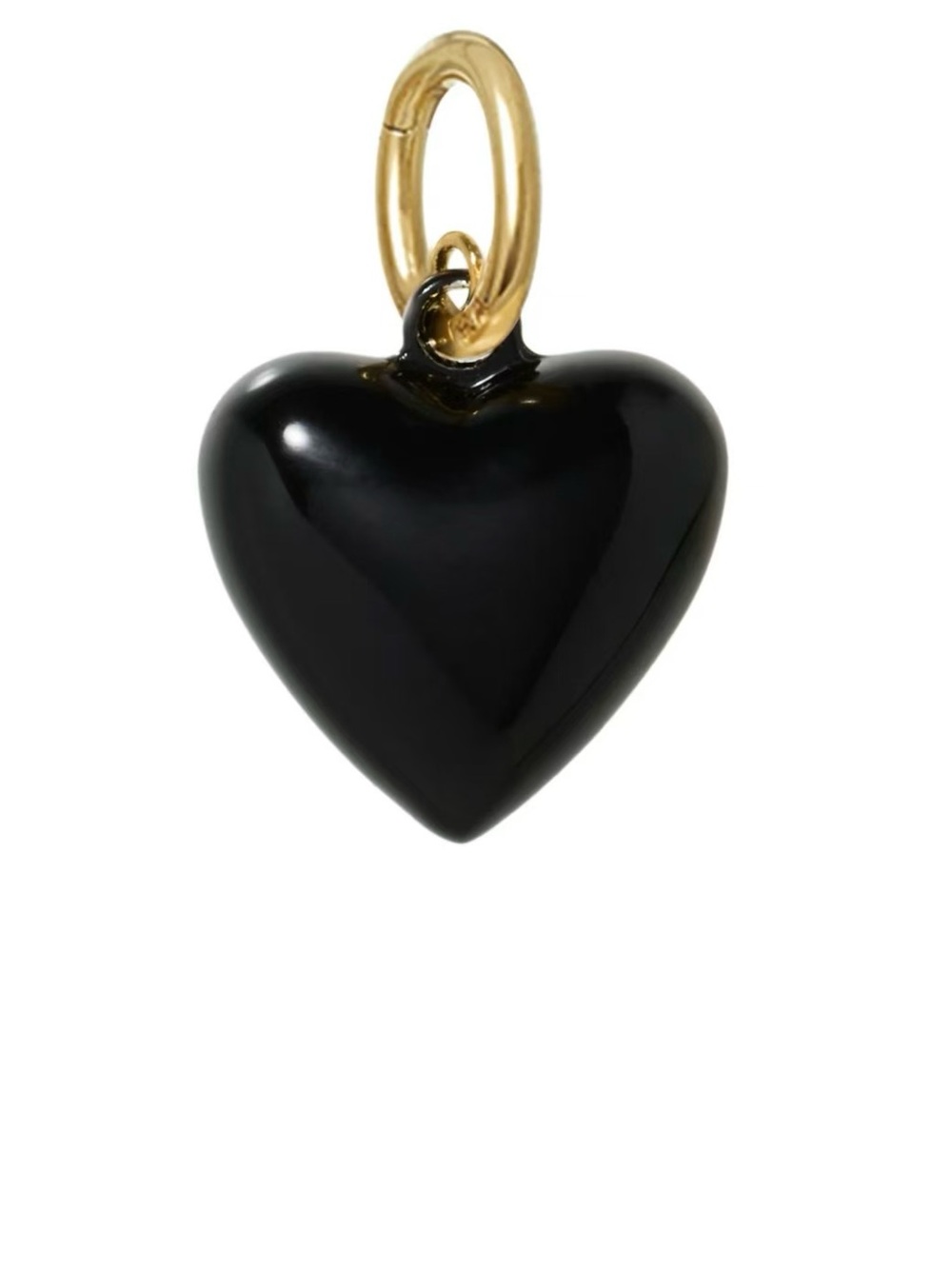 Roxanne Assoulin The Mini Puffy Heart Charms Black